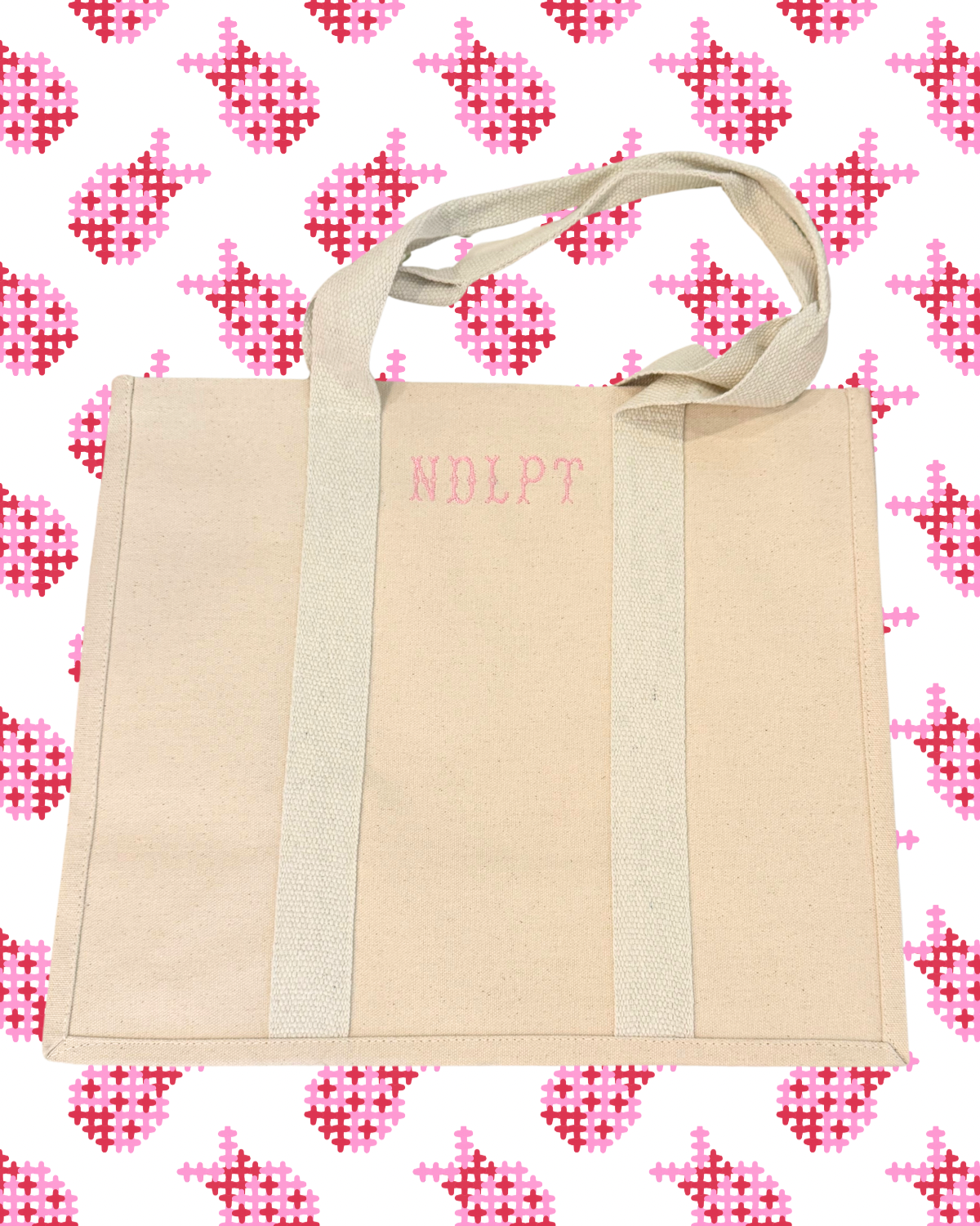 NDLPT Embroidered Canvas Tote