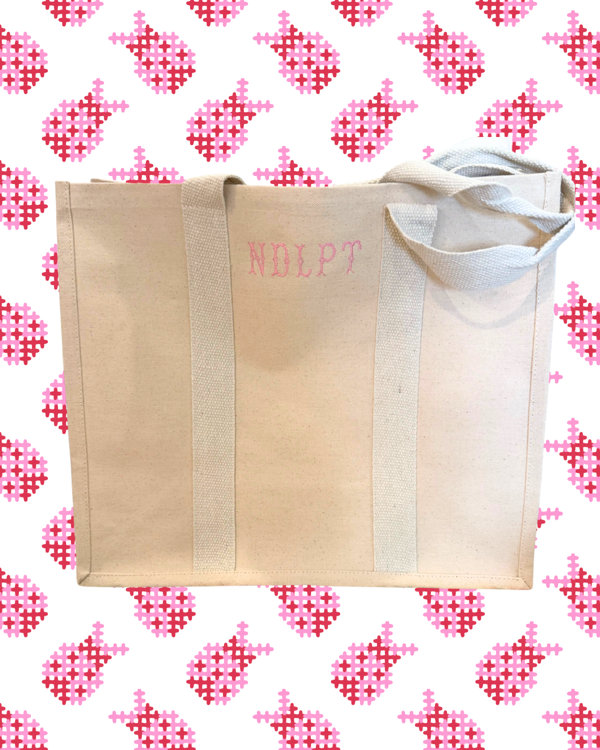 NDLPT Embroidered Canvas Tote